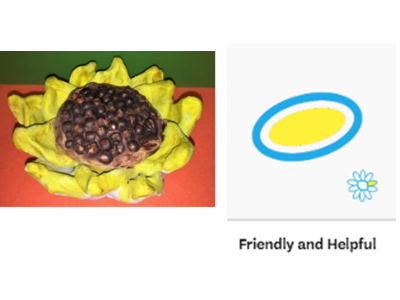 Girl Scouts - Clay Sunflower (Daisy) Girl Scouts - Clay Sunflower (Daisy)