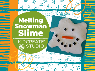 Kidcreate Studio - Fayetteville. Date Night- Melting Snowman Slime (3-9 Years)